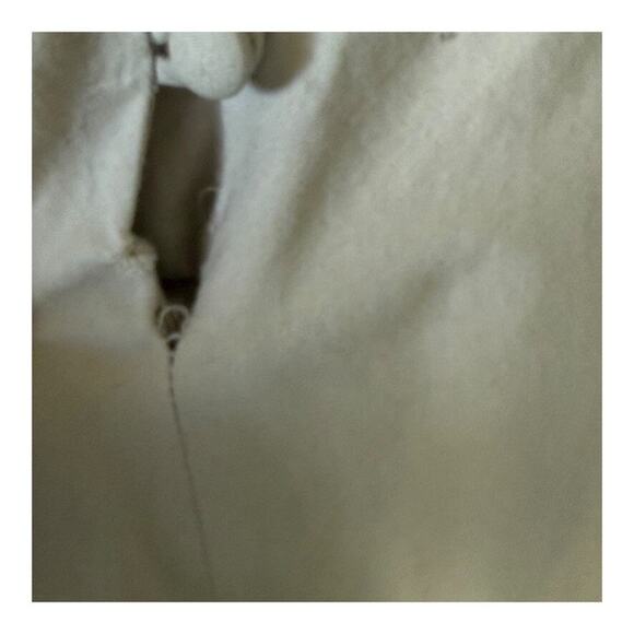 BCBGMAXAZRIA Floral Embroidered Flared A-Line Skirt Tan Neutral 100% Cotton L - Picture 7 of 13